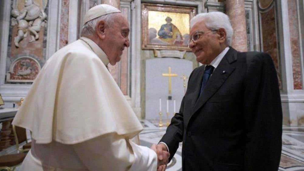 Mattarella: las palabras de Francisco, el camino hacia un horizonte de paz