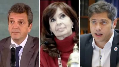La comida secreta de Cristina Kirchner, Axel Kicillof y Sergio Massa