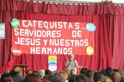 Encuentro y envío de catequistas en la diócesis de Merlo-Moreno