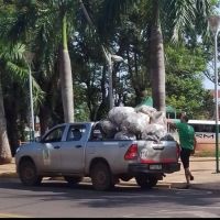Plogging por el planeta: recogieron 250 kilos de basura de la costanera de Iguaz
