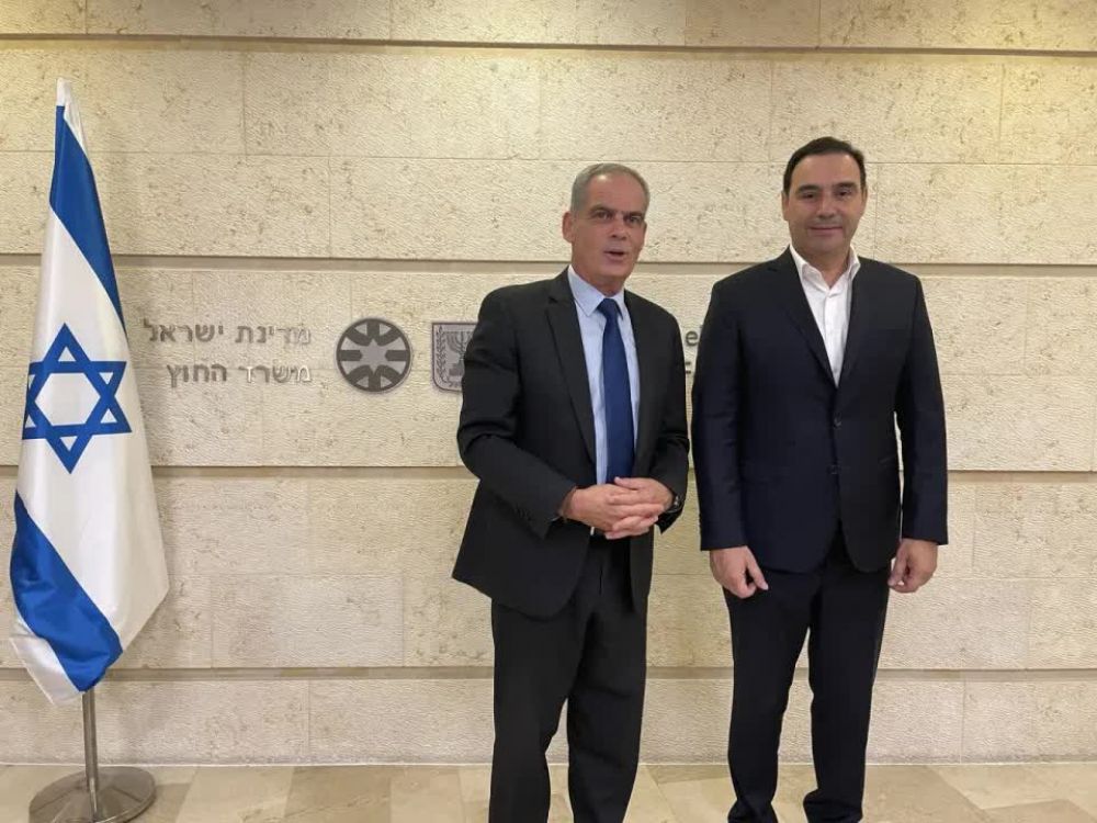 Valds se reuni con el Ministerio de Relaciones Exteriores de Israel