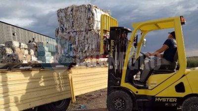 Más de 27.000 kilos de cartón recuperados por el GIRSU partieron para su reciclado