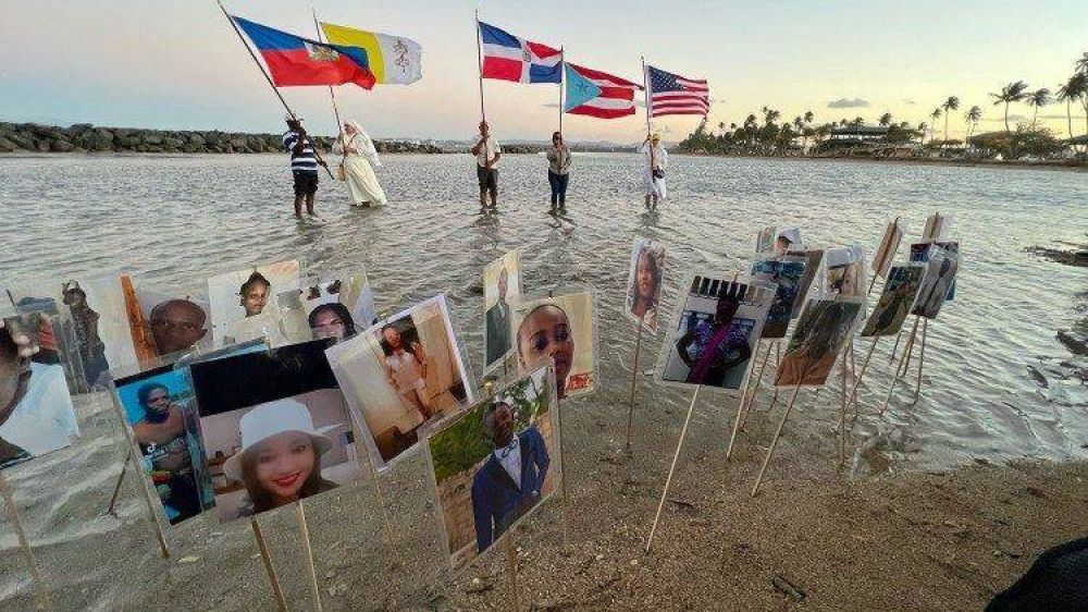 Viacrucis migrante por quienes mueren en la traves�a por el mar