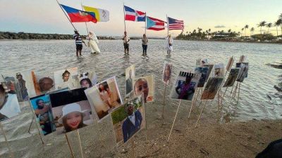 Viacrucis migrante por quienes mueren en la traves�a por el mar