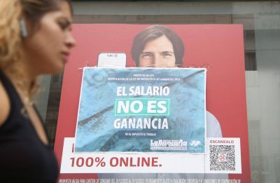 Palazzo reivindic� dictamen oficial que autoriz� desglose en �tems de la ganancia no imponible