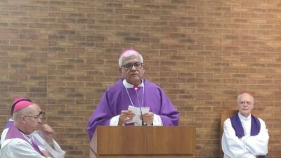 Mons. Miguel Cabrejos: Evangelio de la Pasin revive nuestra adhesin al Seor