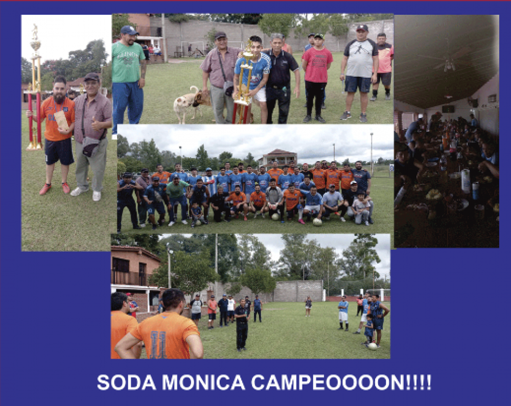 SUTIAGA: Soda Mnica es el campen del Torneo de futbol Confraternidad e Integracin
