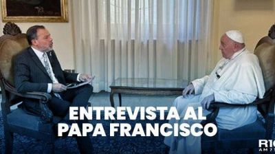 Francisco a la TV argentina: 
