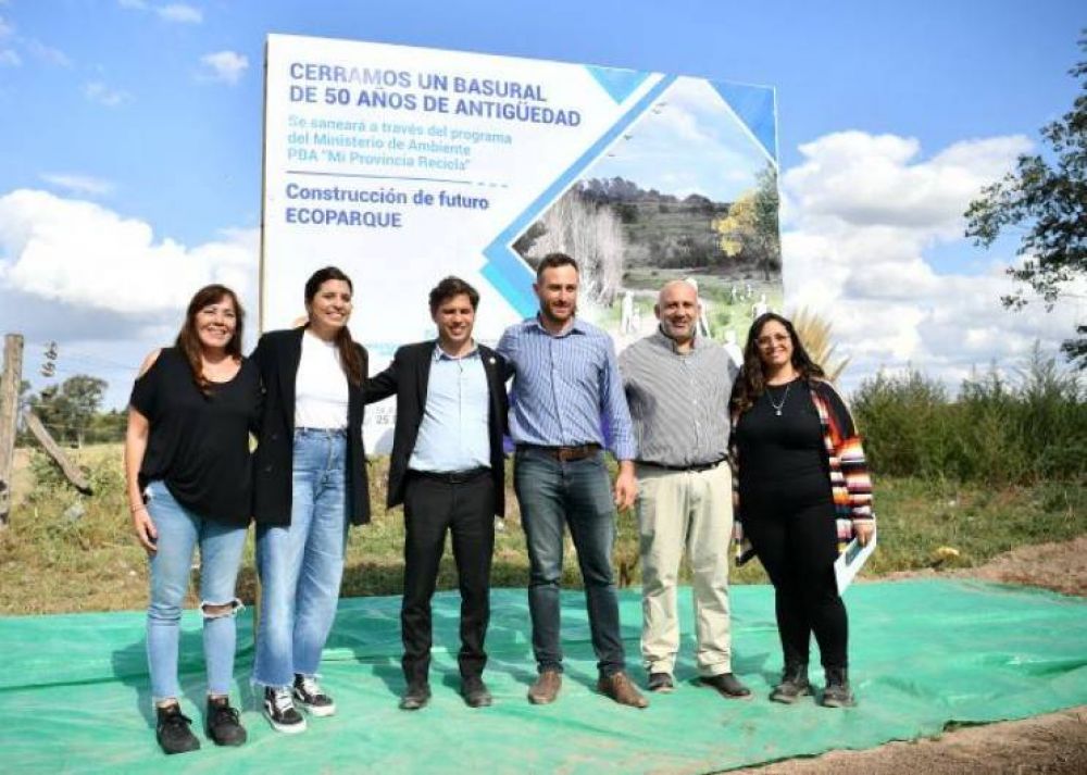 Kicillof anunci el cierre de un basural a cielo abierto en Veinticinco de Mayo