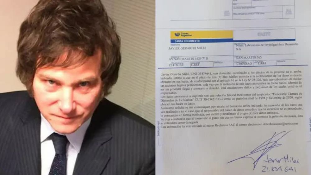 Javier Milei denunci� a Nosis por su registro laboral tras el cruce por 