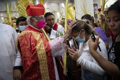 Catlicos abarrotaron los templos en Semana Santa en Nicaragua, dice cardenal