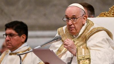 El Papa pidi� paz entre Ucrania y Rusia y mostr� su preocupaci�n por la violencia en Sud�n