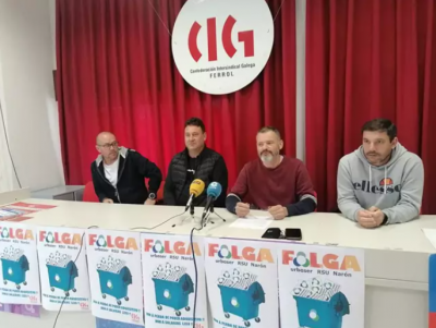 El personal de Urbaser de Narón (A Coruña) convoca una huelga indefinida para reclamar subidas salariales