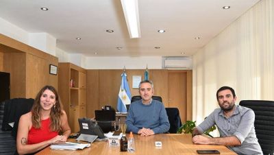 Clara Bozzano y Andrés Merani se reunieron con el “Cuervo” Larroque