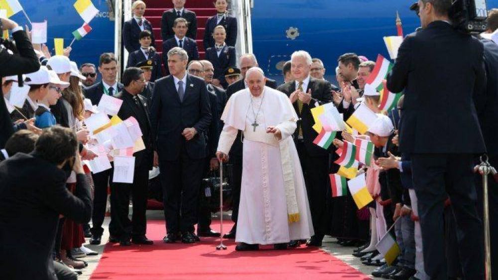El Papa Francisco lleg a Hungra
