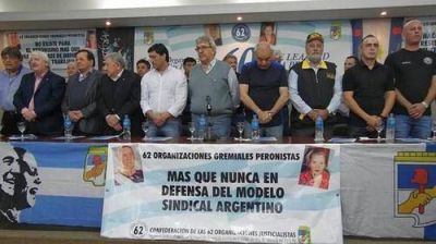 Las 62 Organizaciones Peronistas convocaron a acto propio