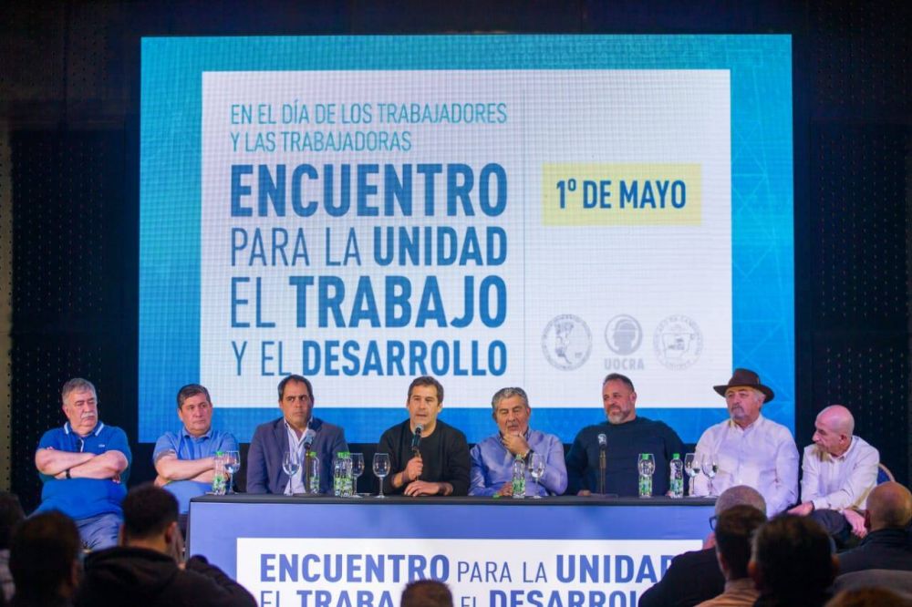 El sindicato de jerrquicos petroleros de Chubut celebr el Encuentro por La Unidad, el Trabajo y el Desarrollo con la Uocra y Jos Glinski