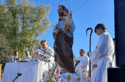 La comunidad pampeana peregrinó al santuario de San José