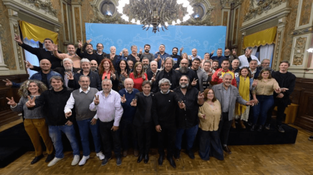 Axel Kicillof y Walter Correa recibieron a referentes de la Corriente Federal, la CTA, SMATA y la UOM