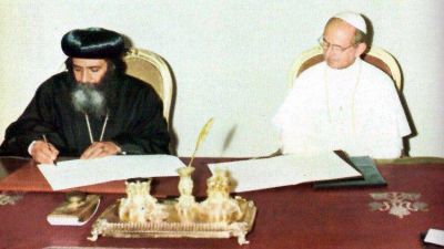 El Papa Francisco y Tawadros, la 