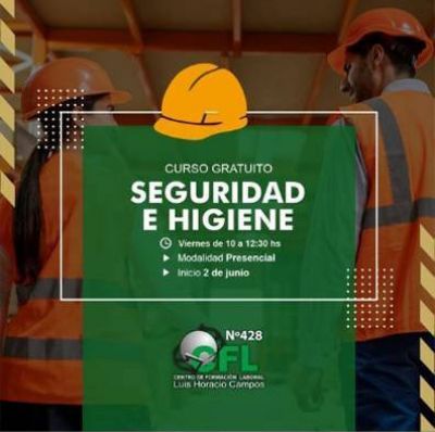Inscripción en curso de Seguridad e Higiene de la Unión Trabajadores de Carga y Descarga