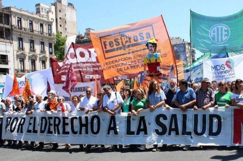 No a la privatizacin de la salud: Fesprosa repudi la plataforma electoral de Javier Milei