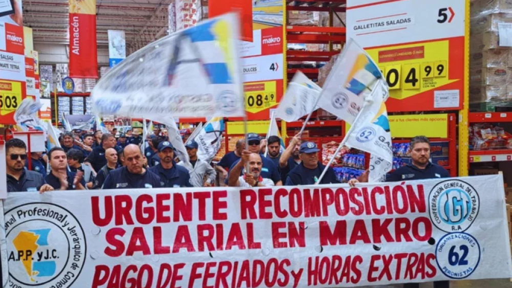 Crece el malestar de Jerrquicos de Comercio con la cadena mayorista Makro por la falta de respuesta a varios reclamos urgentes