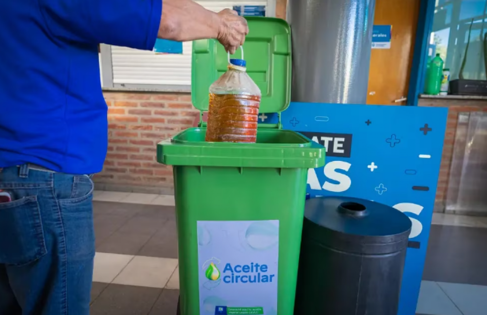 Crdoba: en cuatro meses, el reciclaje de aceite domiciliario evit contaminar un milln de litros de agua