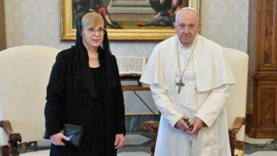 El Papa recibi� en audiencia a la Presidente de la Rep�blica de Eslovenia