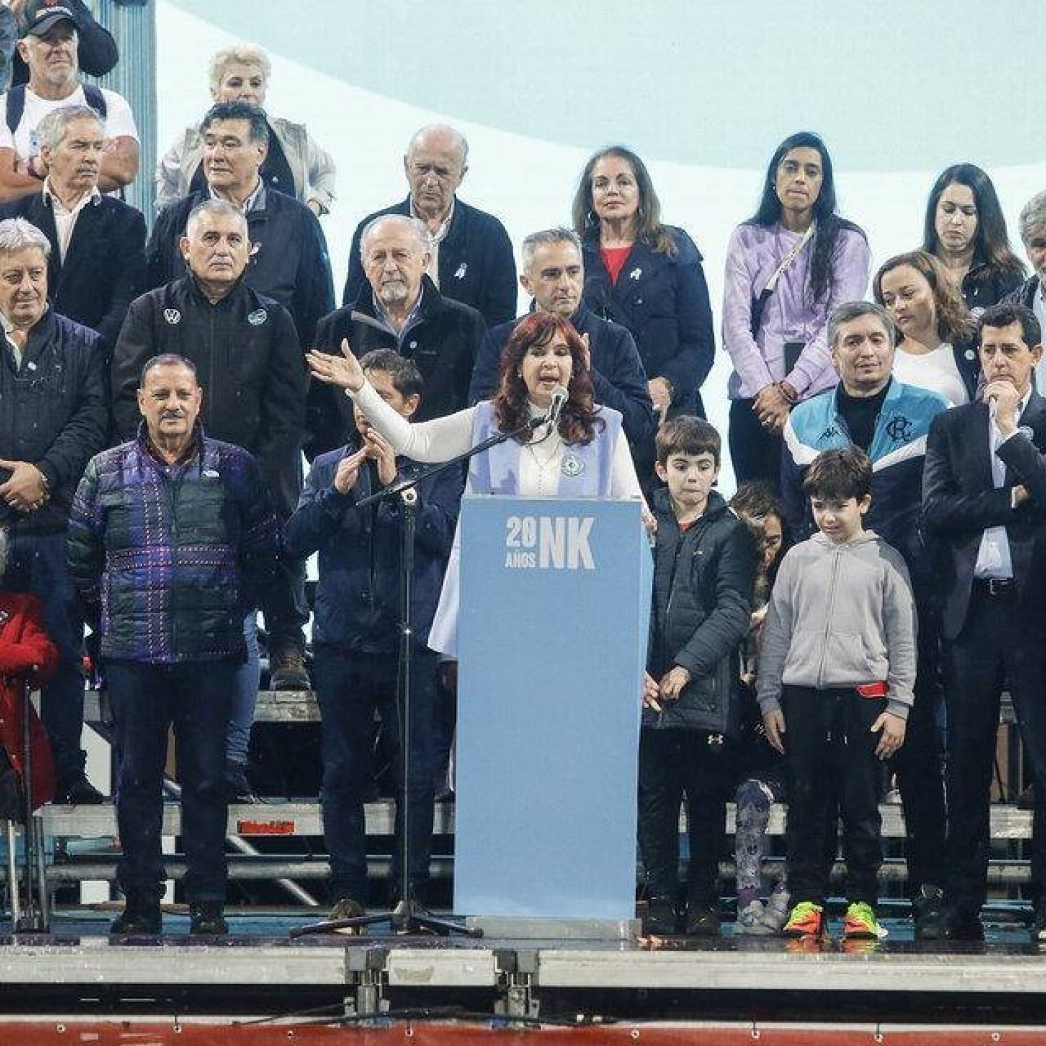 El discurso, el escenario y lo que no se vio del acto de Cristina Kirchner