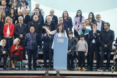 El discurso, el escenario y lo que no se vio del acto de Cristina Kirchner