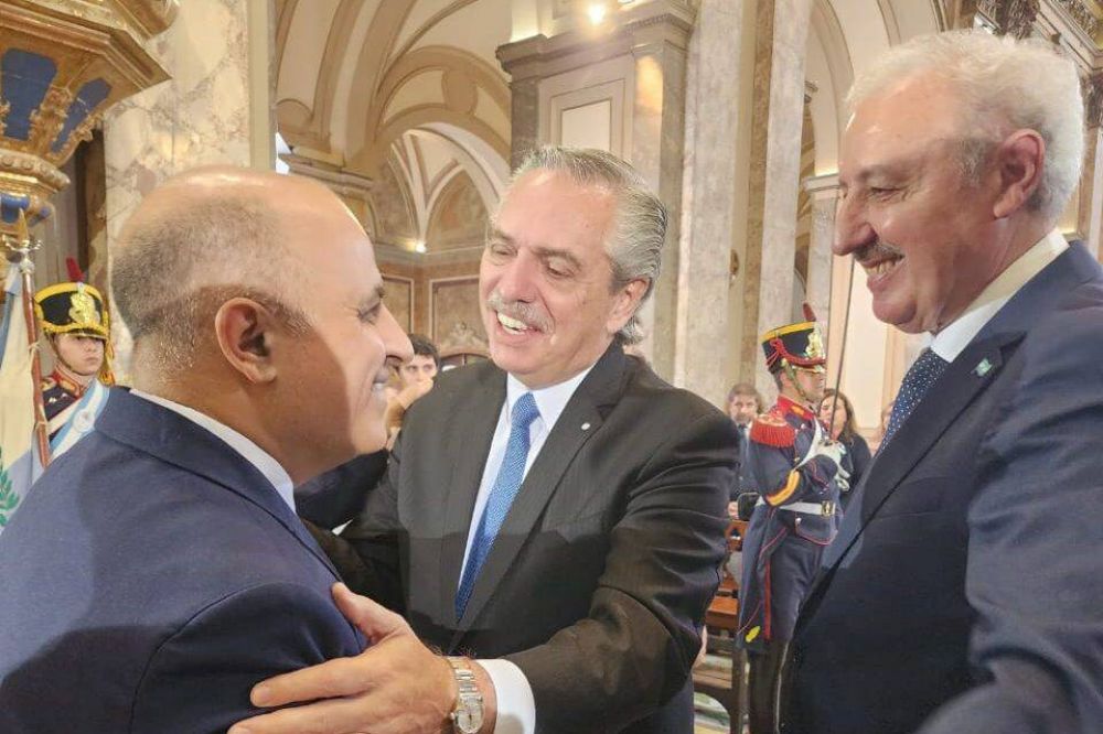 El Presidente de la Nacin recibi saludos de ACIERA en el Tedeum