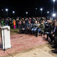 El gobernador participó de la inauguración de la remodelación del acceso a Presidencia Roca