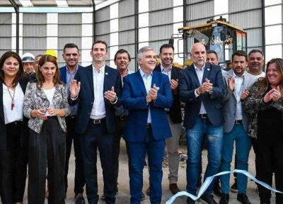 Llaryora inauguró la segunda línea de separación de residuos sólidos urbanos