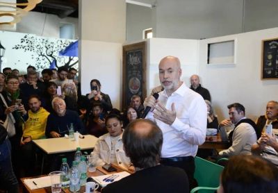 Horacio Rodrguez Larreta insiste con la V mientras se prepara para la pelea en intendencias PRO