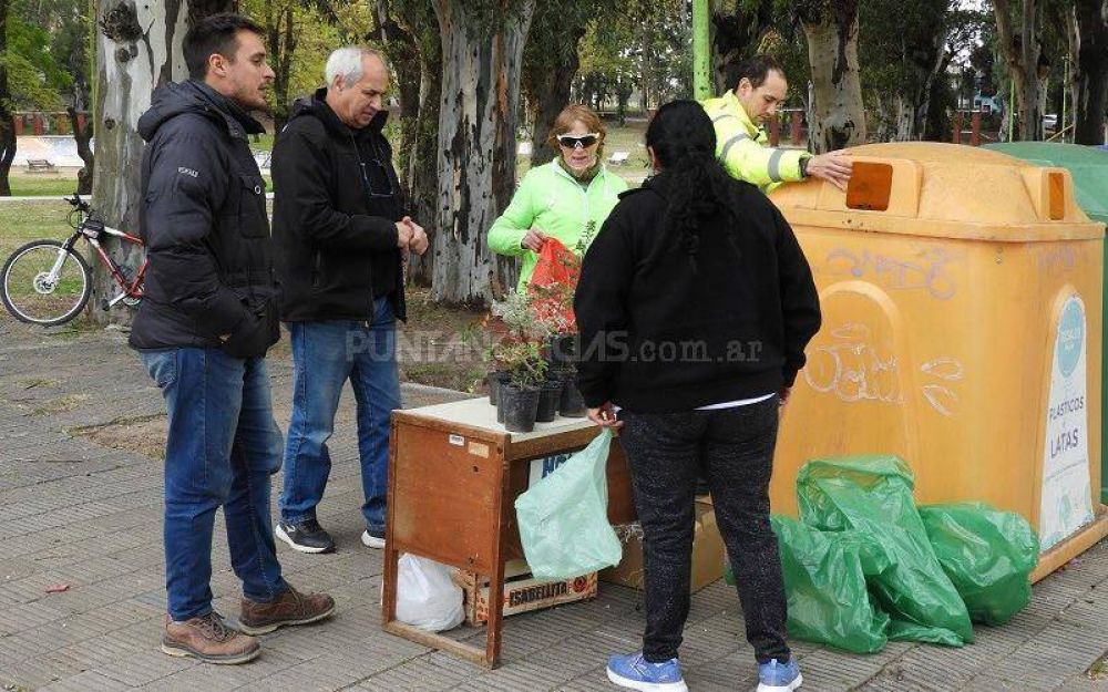 El Municipio realiz jornada de ecocanje y limpieza de espacios verdes