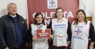 C�ritas Balcarce lanz� la campa�a anual y la fiesta del Corpus Christi