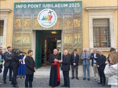 El Vaticano inaugur� un punto de informaci�n sobre el Jubileo 2025