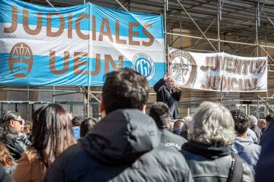 Denuncia de la UEJN al juez Daz Lacava por violencia de genero y maltrato laboral