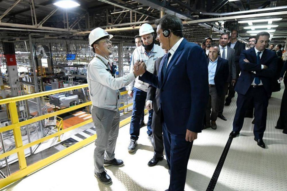Massa anuncia hoy la construccin de una nueva planta Toyota con la creacin de 200 puestos de trabajo en la industria automotriz