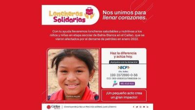 Caritas Per: Campaa Loncheras solidarias: unidos llenando corazones