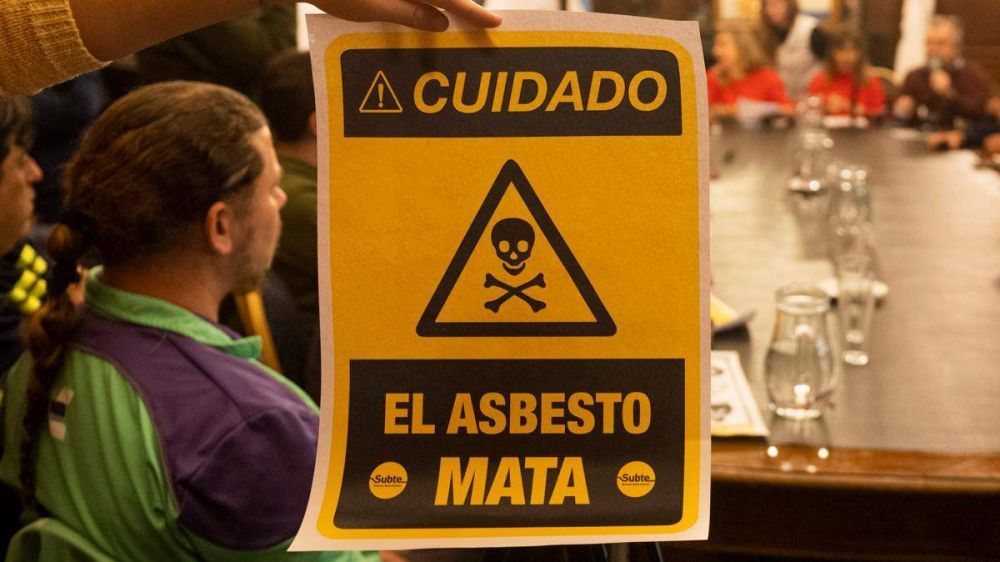 Los metrodelegados denunciaron ante la OIT al Gobierno porteo por asbesto en los subtes