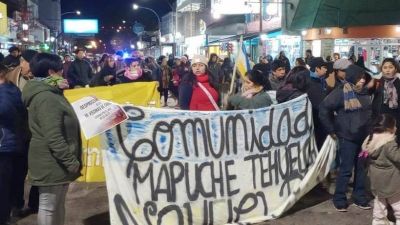 Esquel: comunidad mapuche marchó para pedir que se erradique la planta de residuos urbanos