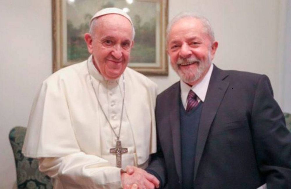 El papa Francisco recibir� en audiencia a Lula el 21 de junio