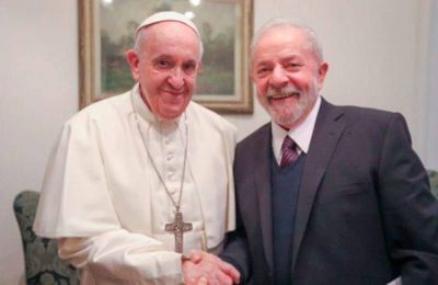 El papa Francisco recibir� en audiencia a Lula el 21 de junio