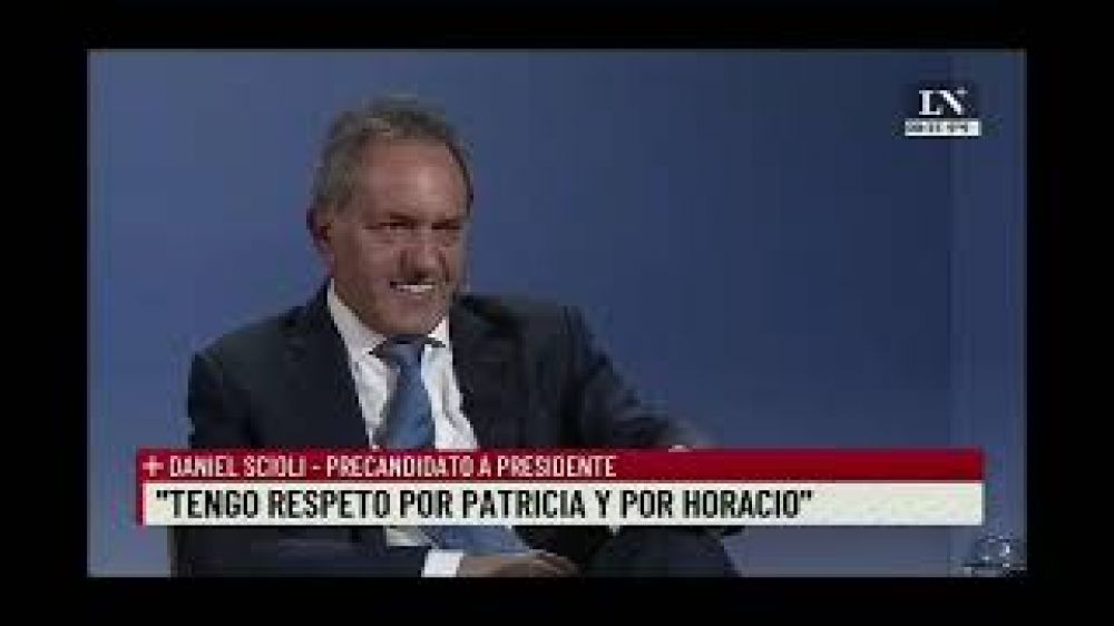 Scioli revel que Bullrich lo quiere sumar a su gobierno