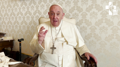 El Papa a los j�venes de la JMJ: �Faltan 40 d�as, nos vemos en Lisboa�