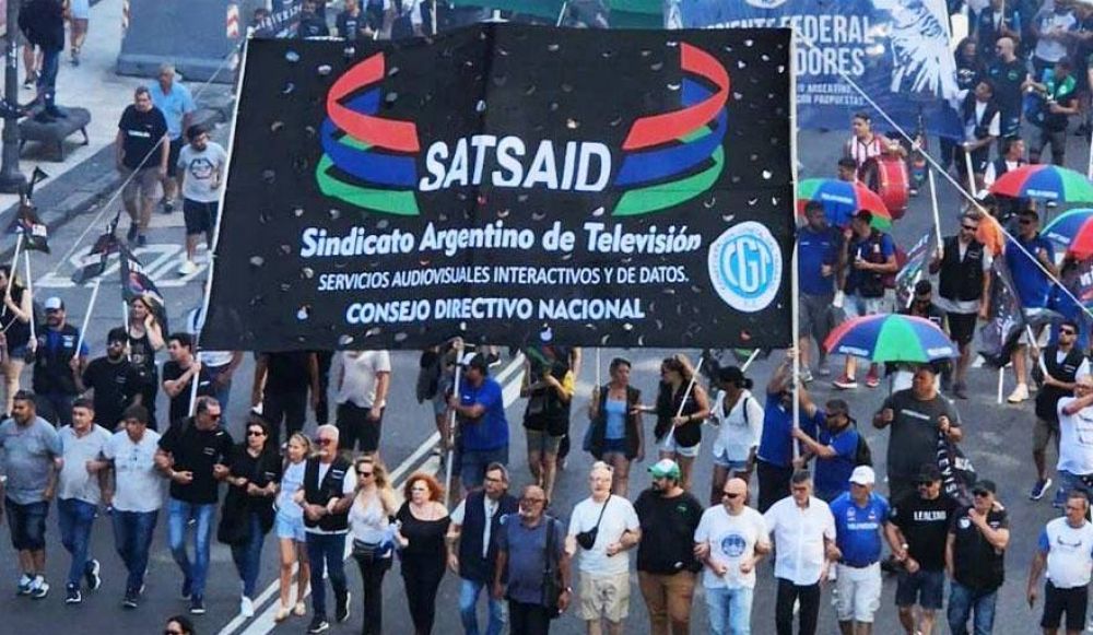 El Sindicato Argentino de Televisin lanz dos das de paros parciales en canales abiertos