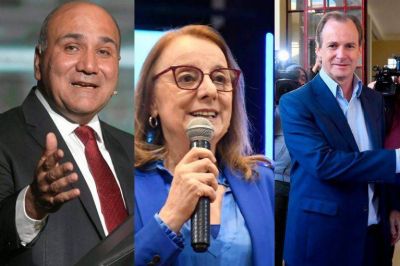 Gustavo Bordet, Alicia Kirchner y Juan Manzur, gobernadores peronistas con destino en el Congreso