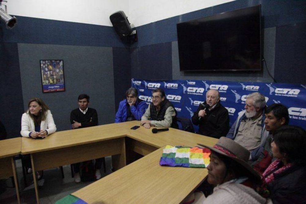 Las CTA y la UTEP se reunieron con referentes de organizaciones jujeas y hablaron de ponerle lmites a Morales